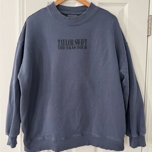 Taylor Swift Eras tour Crewneck Sweatshirt in Blue